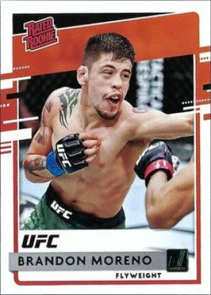 Brandon Moreno 2021 Panini Chronicles UFC Base Donruss Rated Rookies #26 Asia Gold