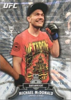 Michael McDonald 2012 Topps UFC Bloodlines Base #123 Red