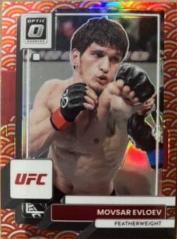 Movsar Evloev 2023 Panini Donruss Optic UFC Base #66 Photon