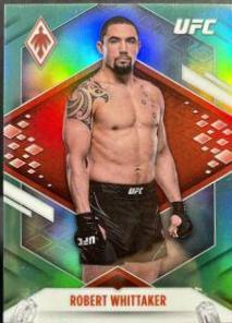 Robert Whittaker 2022 Panini Chronicles UFC Base Phoenix #322 Green