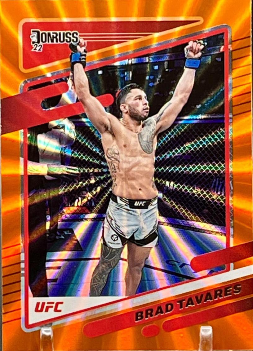 Brad Tavares 2022 Panini Donruss UFC Base #117 Orange