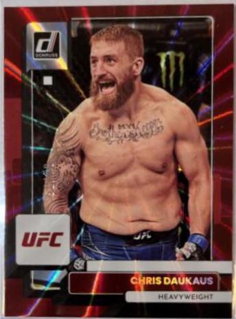 Chris Daukaus 2023 Panini Donruss UFC Base #168 Red Laser