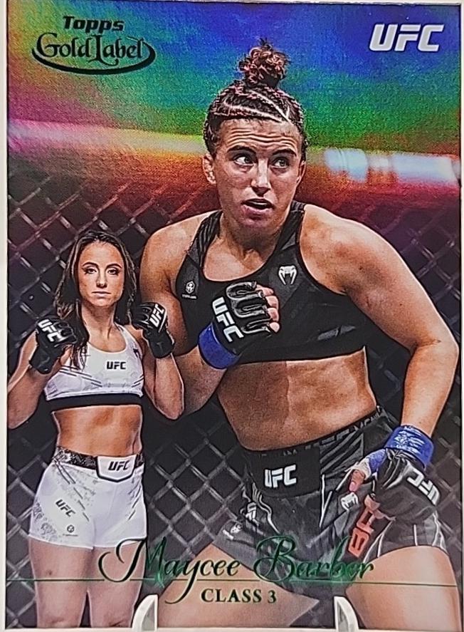 Maycee Barber 2024 Topps Gold Label UFC Base Class III #76 Green
