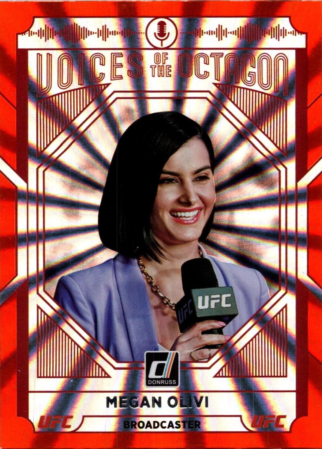 Megan Olivi 2022 Panini Donruss UFC Base #223 Orange