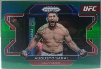 Augusto Sakai 2022 Panini Prizm UFC Base #7 Green