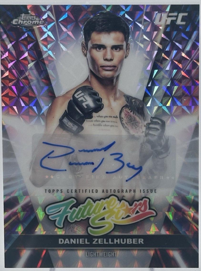 Daniel Zellhuber 2026 Topps Chrome UFC Future Stars Autographs #FSA-DZ Geometric Refractor