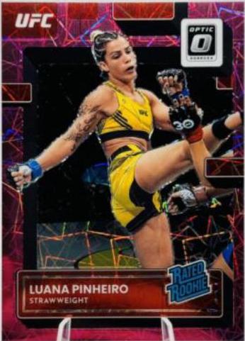 Luana Pinheiro 2023 Panini Donruss Optic UFC Base #119 Pink Velocity