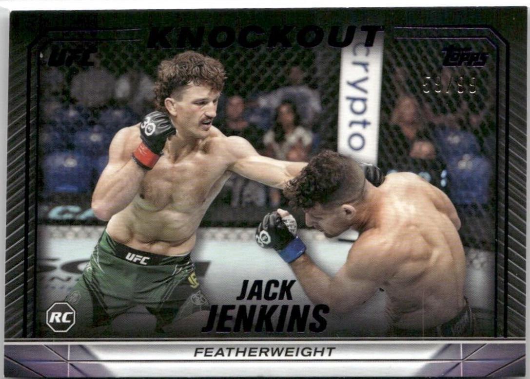 Jack Jenkins 2024 Topps Knockout UFC Base #84 Purple