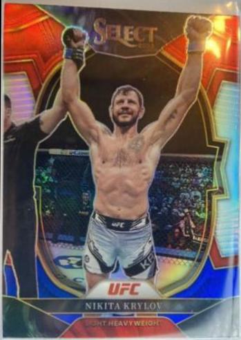 Nikita Krylov 2023 Panini Select UFC Concourse #31 Red Blue Prizm