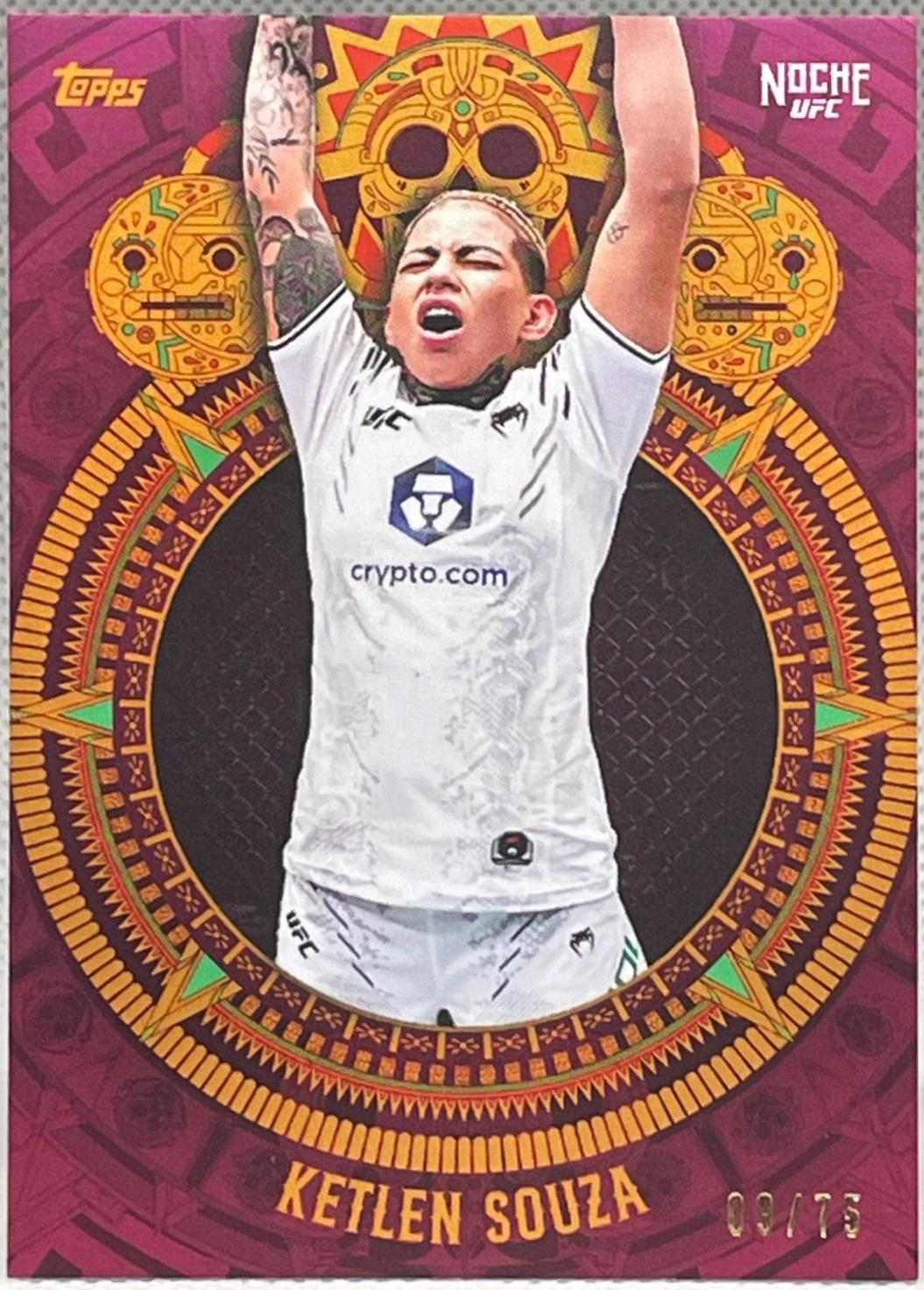 Ketlen Souza 2024 Topps Noche UFC Base #18 Pink