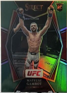 Mateusz Gamrot 2022 Panini Select UFC Premier Level #160 Green