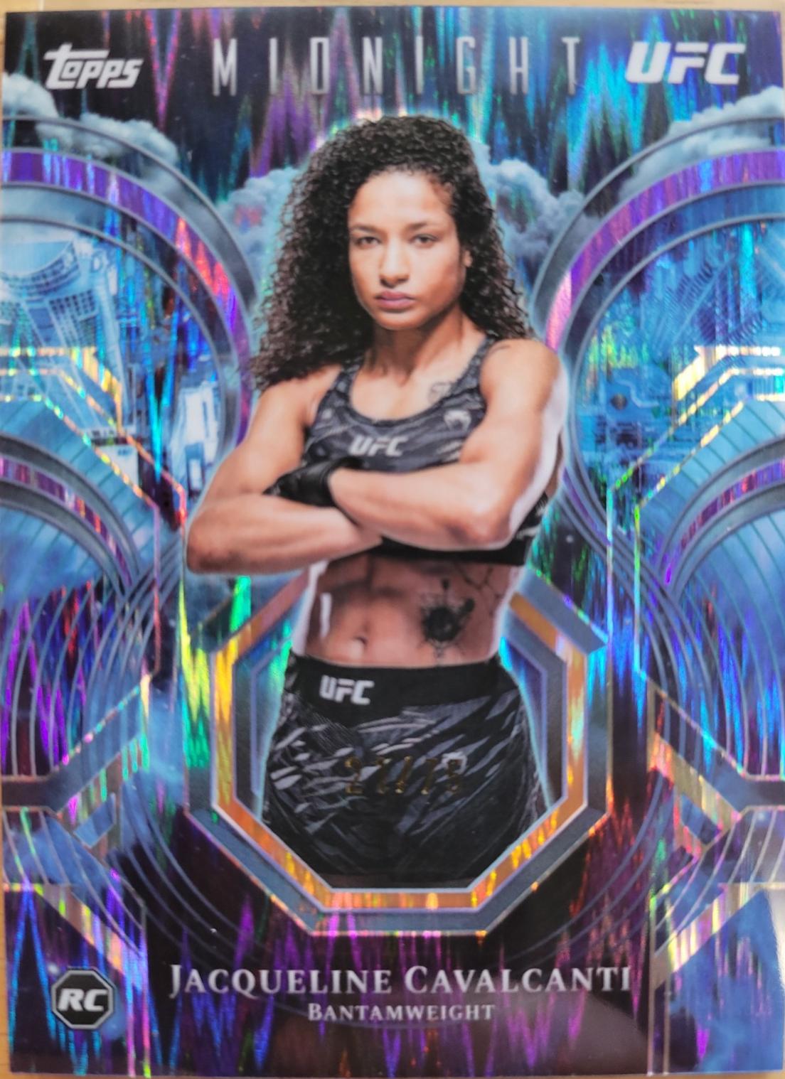 Jacqueline Cavalcanti 2026 Topps Midnight UFC Night Watch #PC-20 Dusk