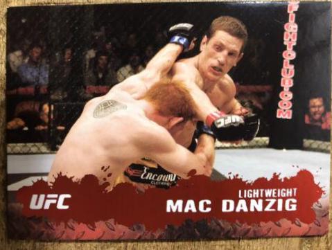 Mac Danzig 2009 Topps UFC Round 2 Base #85 Ruby