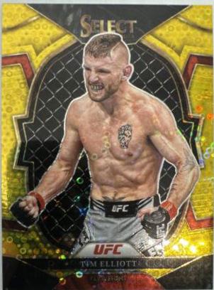 Tim Elliott 2023 Panini Select UFC Concourse #63 Gold Disco