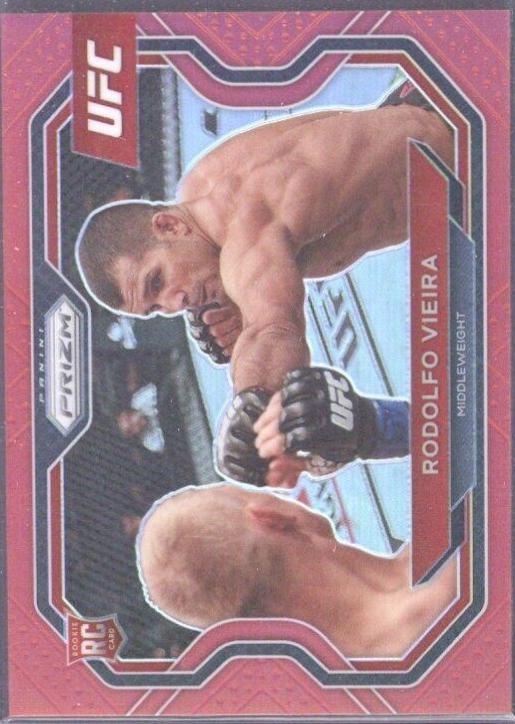 Rodolfo Vieira 2021 Panini Prizm UFC Base #107 Red