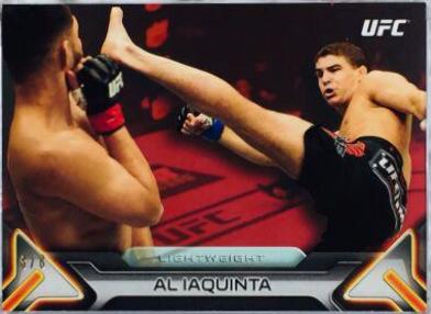 Al Iaquinta 2016 Topps UFC Knockout Base #38 Red