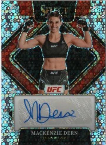 Mackenzie Dern 2022 Panini Select UFC Signatures #26 Disco