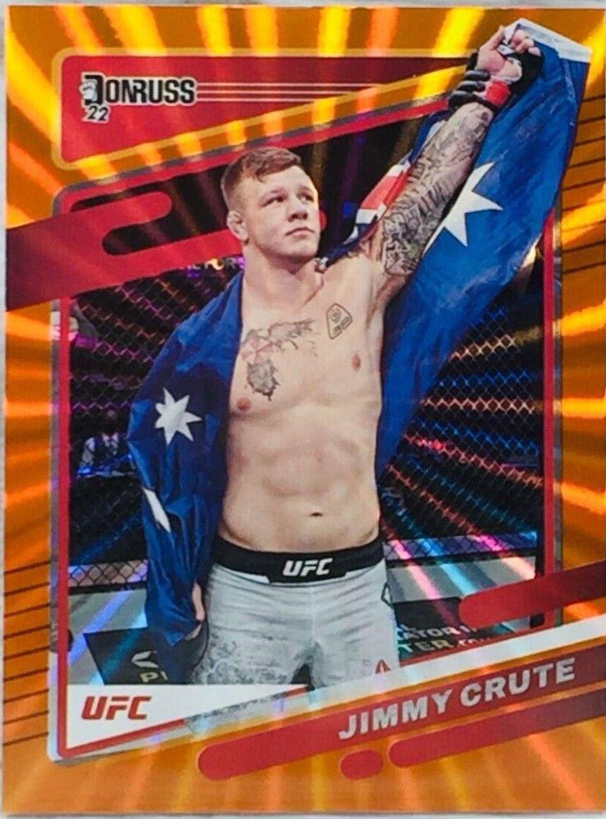 Jimmy Crute 2022 Panini Donruss UFC Base #126 Orange