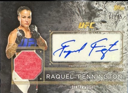 Raquel Pennington 2016 Topps UFC Top of the Class Top of the Class Autograph Relic #TCAR-RP Red