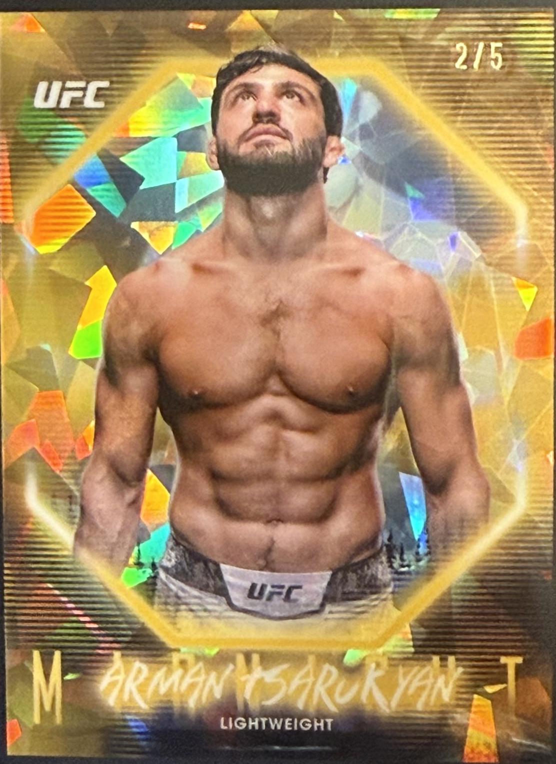 Arman Tsarukyan 2025 Topps Midnight UFC Base #57 Daybreak