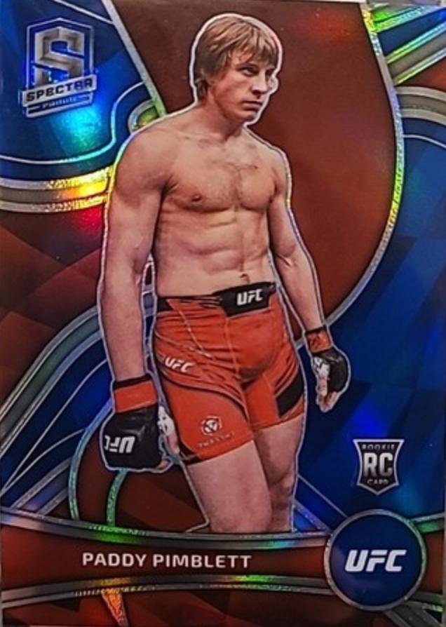 Paddy Pimblett 2022 Panini Chronicles UFC Base Spectra #383 Blue