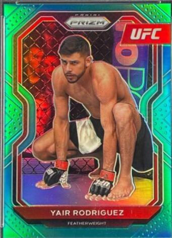 Yair Rodríguez 2021 Panini Prizm UFC Base #73 Teal