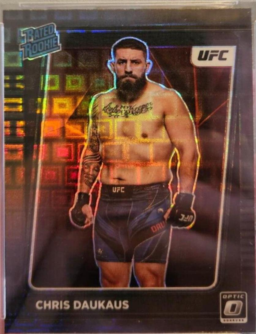 Chris Daukaus 2022 Panini Donruss Optic UFC Base #106 Black Pandora