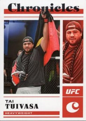 Tai Tuivasa 2023 Panini Chronicles UFC Base Chronicles #66 Silver