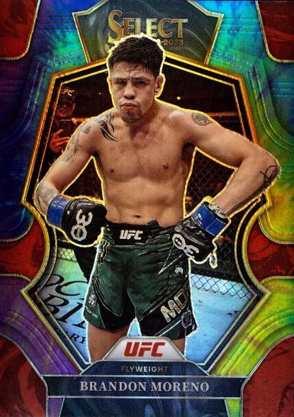Brandon Moreno 2023 Panini Select UFC Premier Level #130 Tie Dye