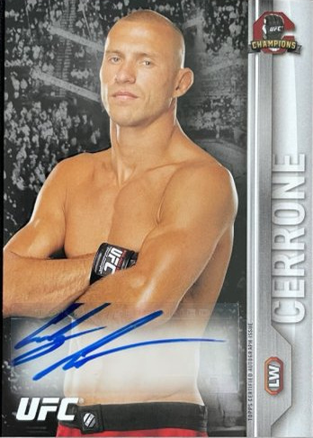 Donald Cerrone 2015 Topps UFC Champions Autographs #FA-DCE Red