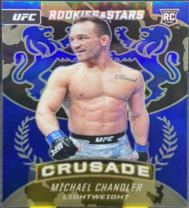 Michael Chandler 2021 Panini Chronicles UFC Base Crusade #226 Blue