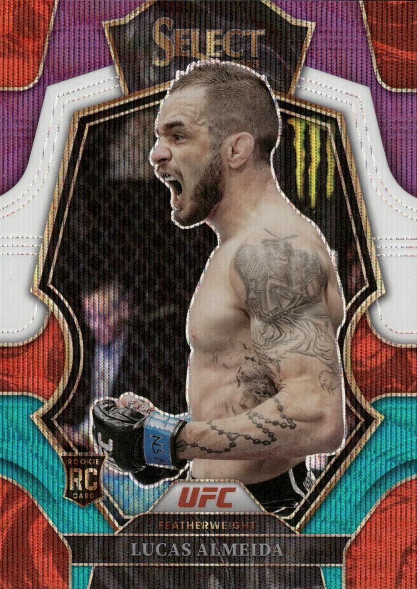Lucas Almeida 2023 Panini Select UFC Premier Level #136 Tri Color