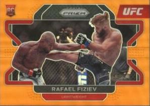 Rafael Fiziev 2022 Panini Prizm UFC Base #98 Orange