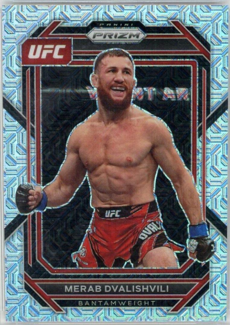 Merab Dvalishvili 2023 Panini Prizm UFC Base #172 Mojo
