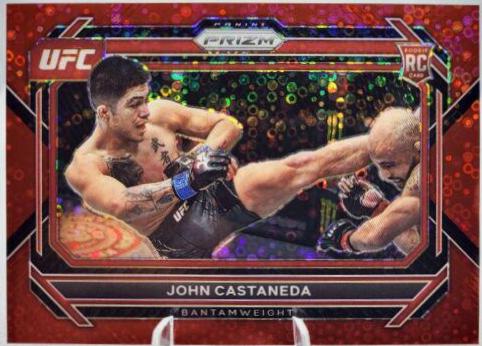 John Castaneda 2023 Panini Prizm Under Card UFC Base #64 Red