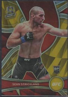 Sean Strickland 2022 Panini Chronicles UFC Base One #475 Gold
