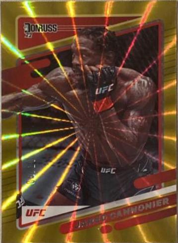 Jared Cannonier 2022 Panini Donruss UFC Base #51 Gold