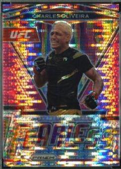 Charles Oliveira 2022 Panini Prizm UFC Fearless #23 Pink Pulsar