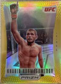 Khabib Nurmagomedov 2022 Panini Prizm UFC Prizm Flashback #1 Gold