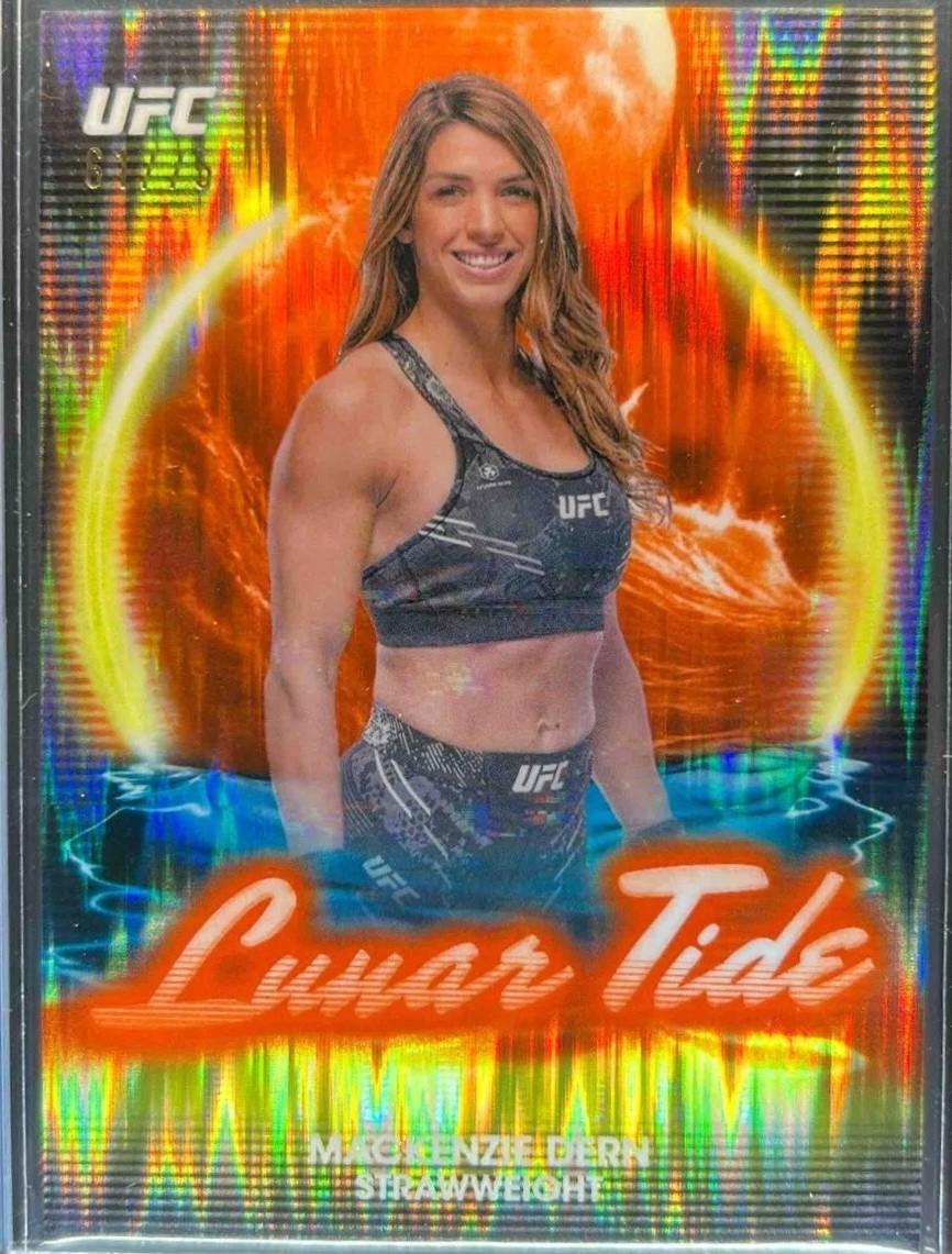 Mackenzie Dern 2025 Topps Midnight UFC Lunar Tide #LT-3 Dusk