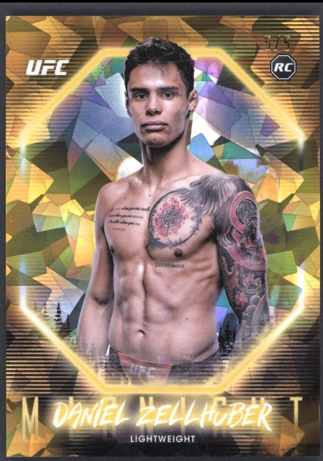 Daniel Zellhuber 2025 Topps Midnight UFC Base #72 Daybreak