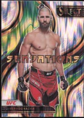 Jiri Prochazka 2023 Panini Select UFC Sensations #13 Silver