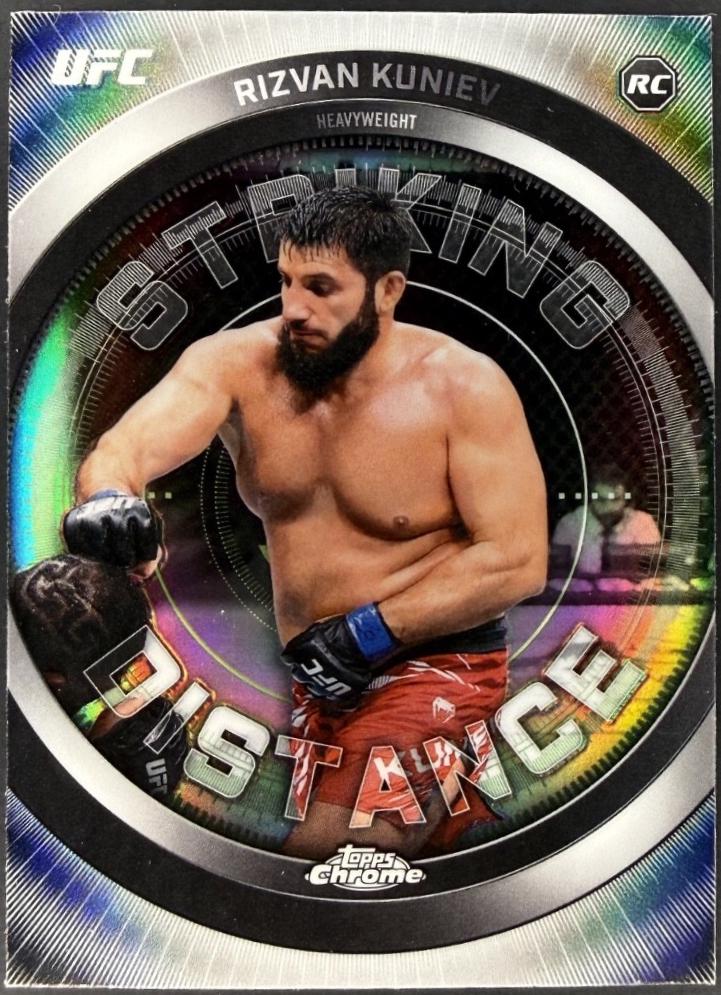 Rizvan Kuniev 2026 Topps Chrome UFC Striking Distance #SD-27 Superfractor