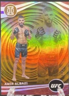 Amir Albazi 2023 Panini Chronicles UFC Base Illusions #267 Orange
