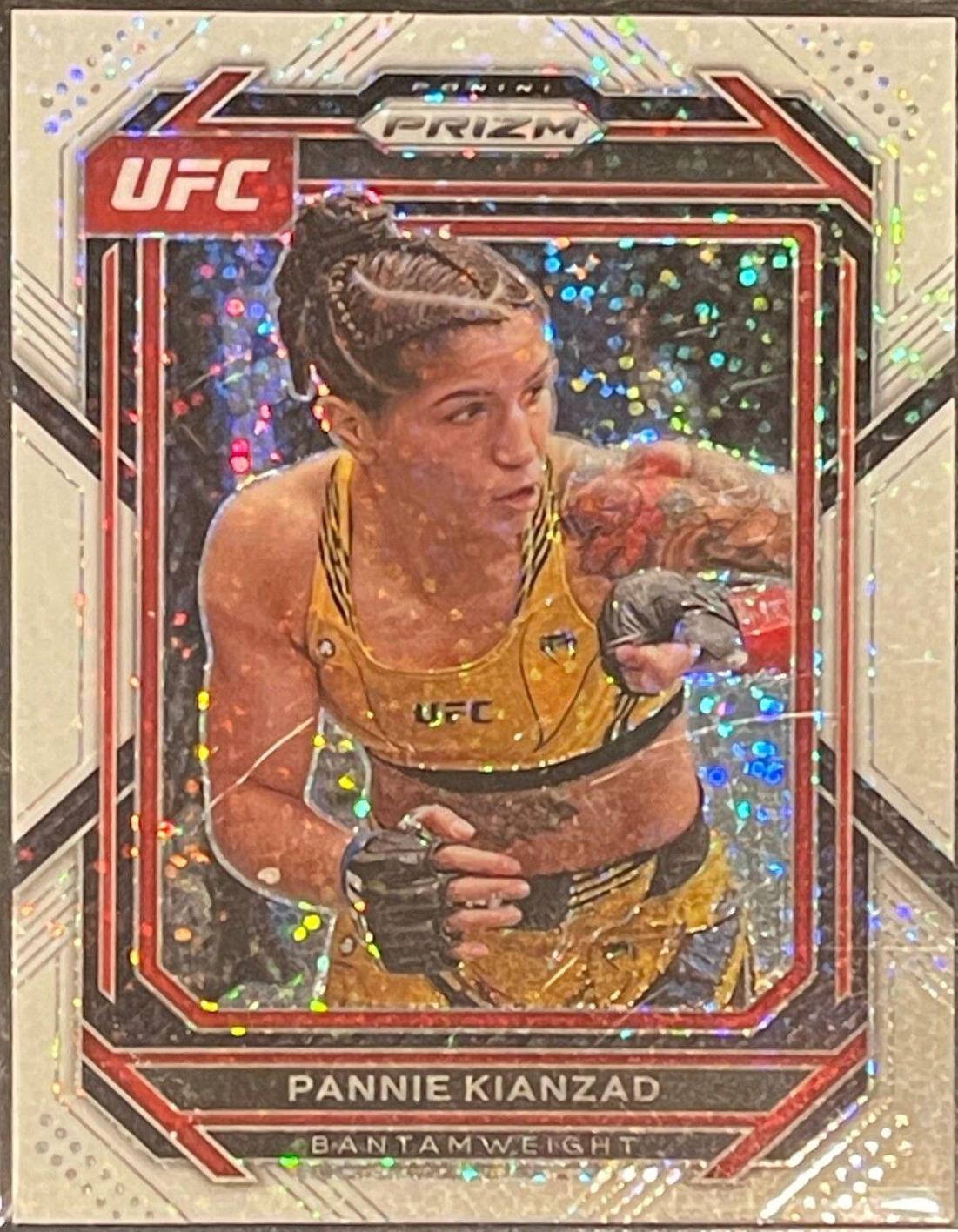 Pannie Kianzad 2023 Panini Prizm UFC Base #154 White Sparkle