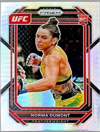 Norma Dumont 2023 Panini Prizm UFC Base #144 Hyper