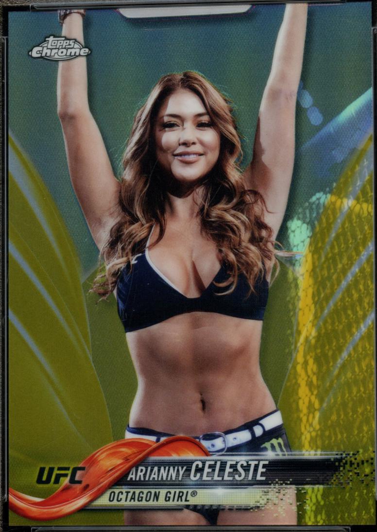 Arianny Celeste 2018 Topps Chrome UFC Base #65 Gold