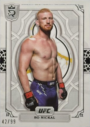Bo Nickal 2024 Topps Royalty UFC Base #85 Platinum