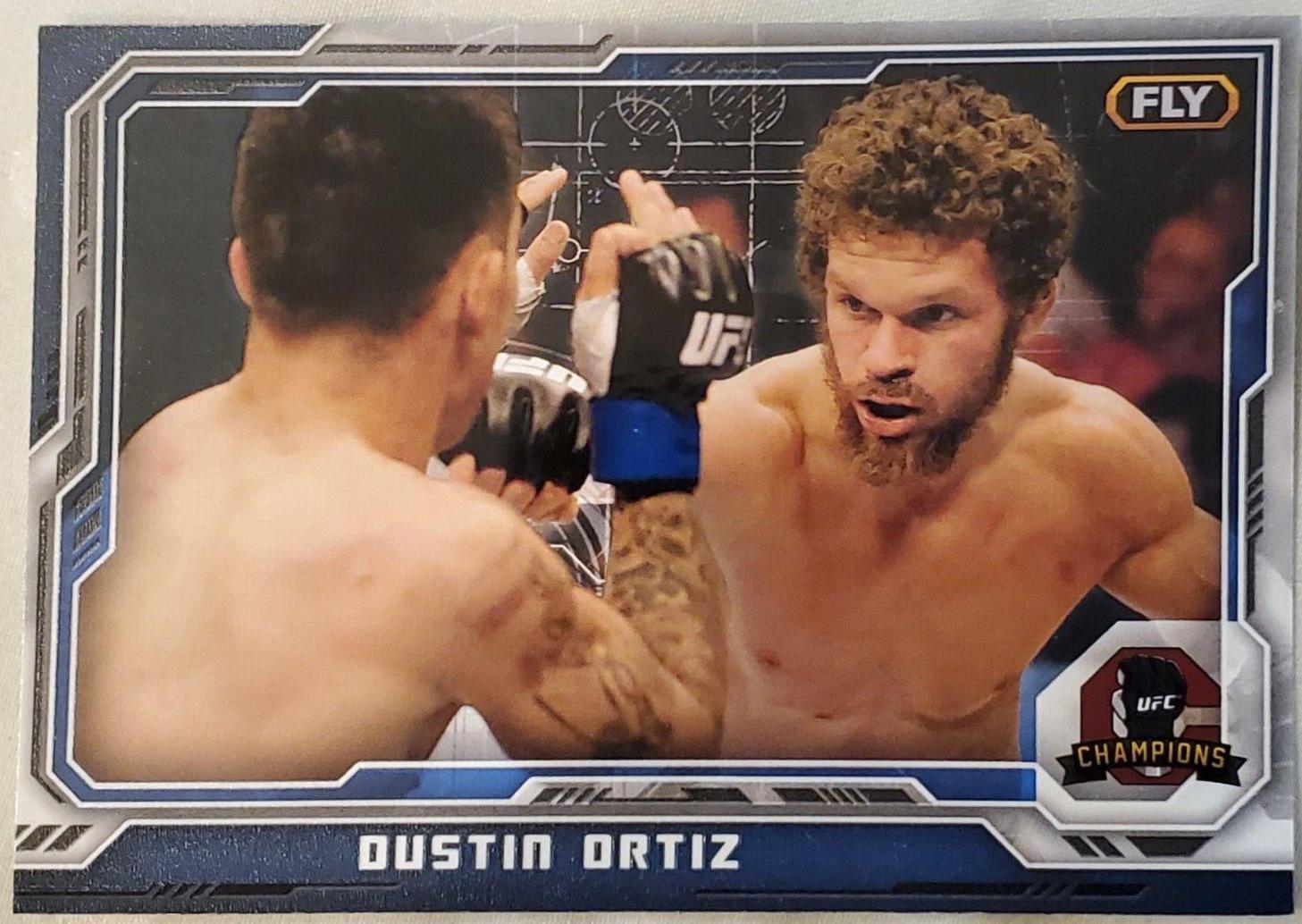 Dustin Ortiz 2014 Topps UFC Champions Base #49 Blue