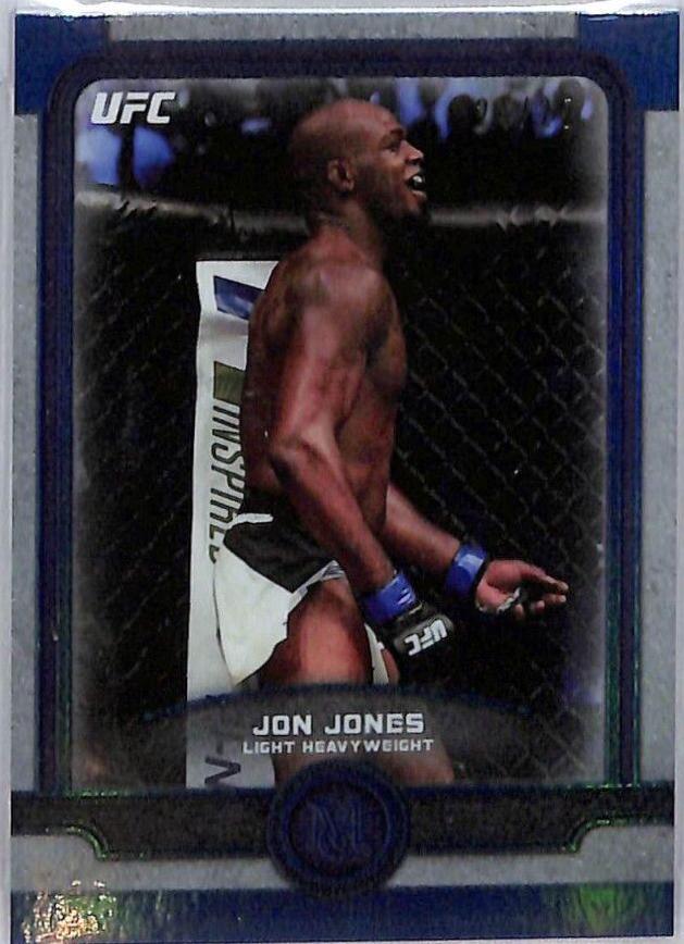 Jon Jones 2019 Topps UFC Museum Collection Base #25 Sapphire